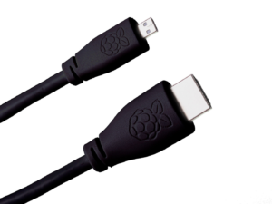 Micro-HDMI to HDMI Cable – 1 m – Black